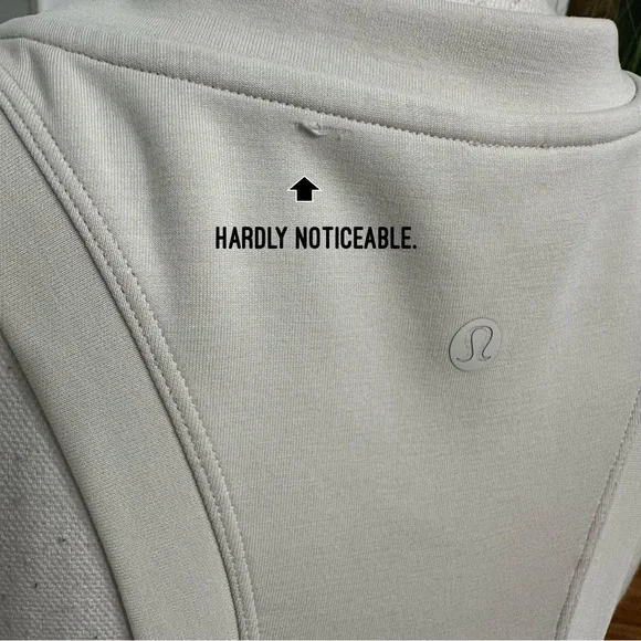 Lululemon Ease of it All V-Neck Midi Dress SZ 8 White Opal Athleisure Casual GUC - Picture 6 of 11